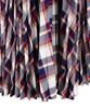 BROOKS BROTHERS Check Pleated Skirt (Multi) (Bbkzwm68317Es)