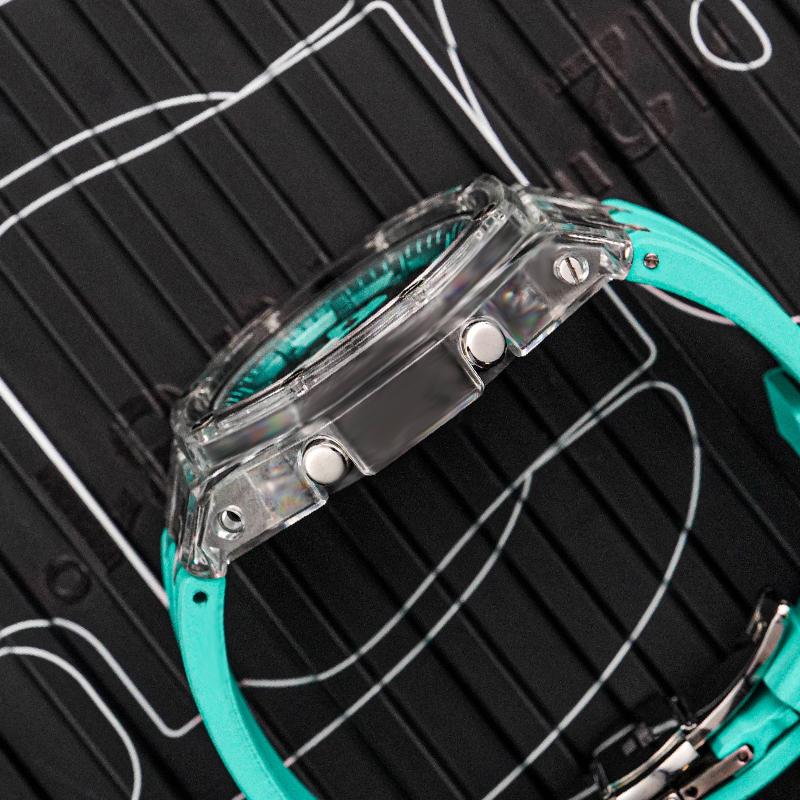 CASIO Customized watch modified series Huanzhou trend modification waterproof luminous Quartz men and women same style black GA-2100-1A1
