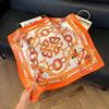 New 71 * 71cm Korean version small square scarf women's silk scarf spring and summer thin sunscreen scarf neck protection tied bag headband scarf