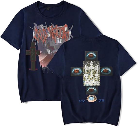 Bladee Merch Cold Visions 32 TShirt Short Sleeve Style Streetwear Summer Tee Suit Unisex S