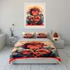 Meditating Monkey with Staff. Bedding Sets Duvet Cover Sets Duvet Covers Pillowcases(1 * Duvet Cover 2 * Pillowcases Without Duvet Insert)