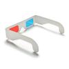 10Pcs Universal Anaglyph Cardboard Paper Red Blue Cyan 3D Video Glasses