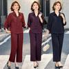 Women's Casual Striped Summer Suit Set 2026: Loose Fashion Slimming Two-Piece with Wide-Leg Pants.