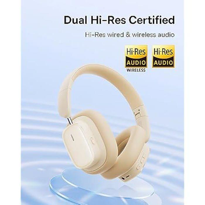 Casque Sans Fil - Baseus - Bowie H1i - Réduction De Bruit Active - Confortable - Blanc