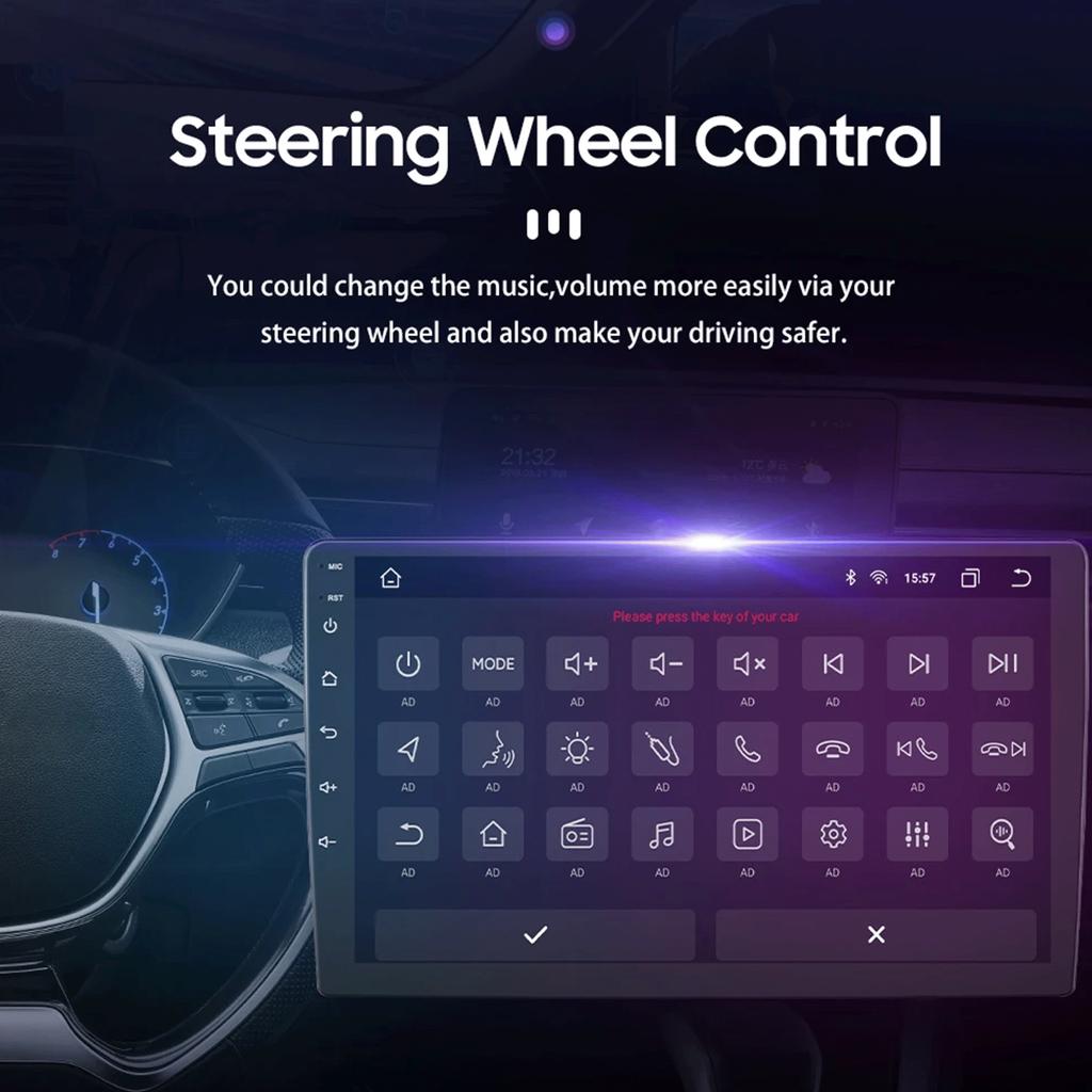 OSSURET 7" Android Auto Autorádio GPS Stereo Pre VW GOLF PASSAT Polo Fabia Tiguan Jetta Caddy Octavia YEti Superb Fabia Leon Inteligentné Multimédiá