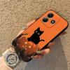 Case for Xiaomi Redmi Note 9 10 11 12 Pro 11s 9S 13 14 Pro Plus 7 8 10S 12s Black Soft Phone Cover Pumpkin Spider