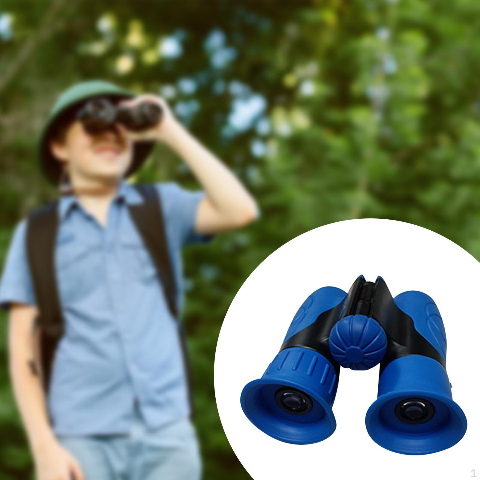 

Binoculars for Kids Camping Gift High Resolution Learning Present Telescope Jungle Toy синій