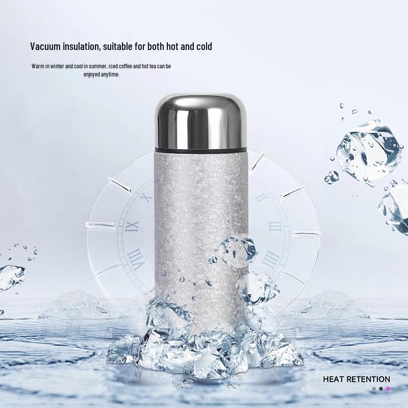 QUANGE Titanium Vacuum Insulated Tea Mug