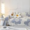 Jacquard Chenille Sofa Cover Cloth Sofa Blanket Cover Full Cover Universal Couch Towel Cover Dust Proof Sofa Cushion With Tassel