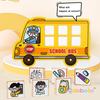 Montessori Vehicle Theme Matching Puzzle Toy /Animal Homes Matching Card Games Develops Cognition & Coordination for Toddlers