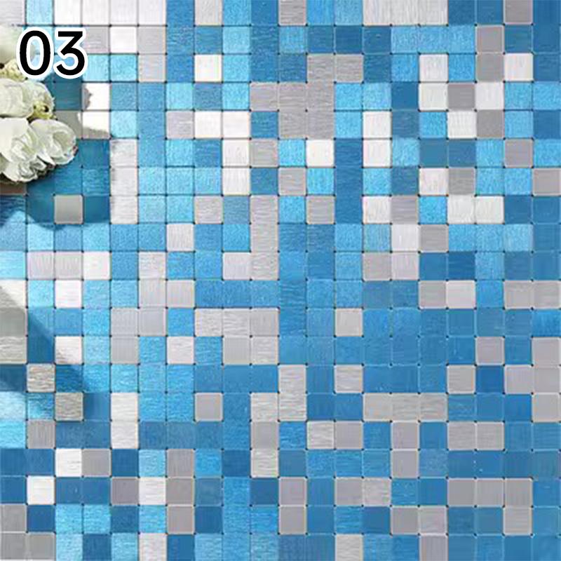 

1 Pcs Self Adhesive Mosaic Wall Tile Stickers 3D Wall Panels Kitchen Backsplash TV Background KTV Hotel Bar Decor Wall Tiles (as the picture,1 Pcs)