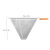 Double Layer Pour Over Coffee Filter Stainless Steel Coffee Drip Cone Drip Coffee Maker  Home Use