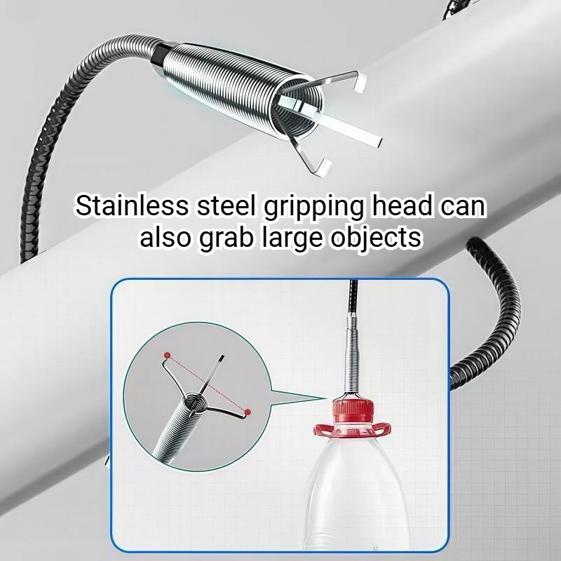 Hand Pinch Cleaning Sewer Pipe Plunger Hand Pinches Four Claws Pipe Opener Drains Four Claw Telescopic Bathroom Acssories Home