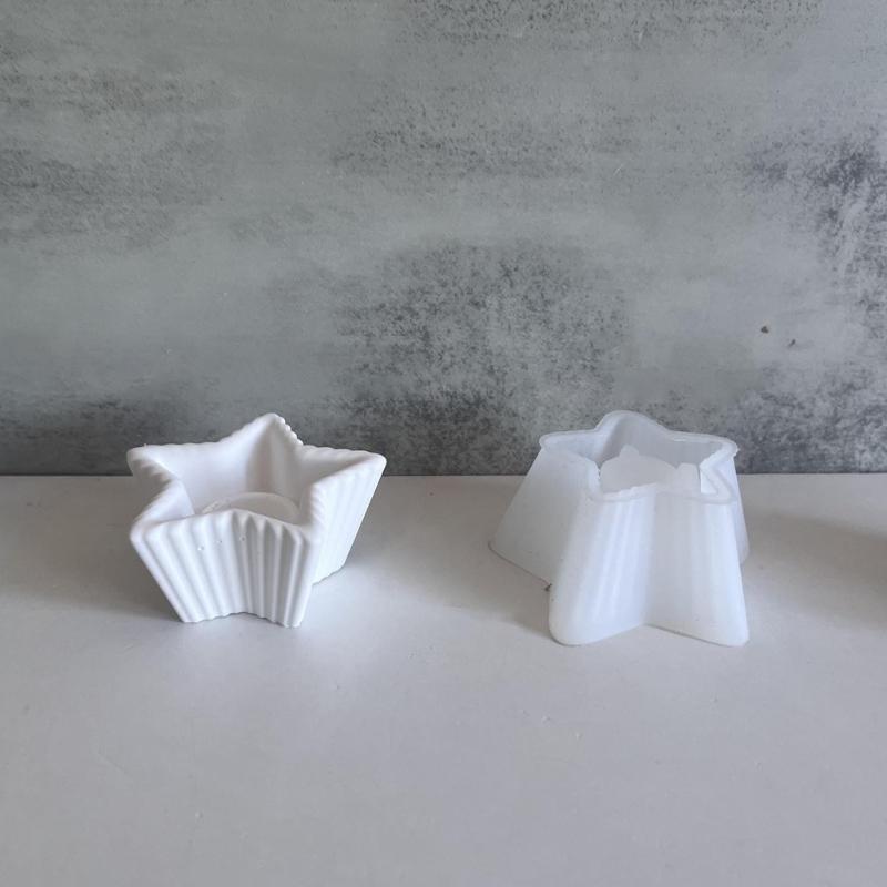 Multifunctional Striped Home Decors Mold Reusable Silicone Mold for Striped Candlestick Creation for Hobbyists