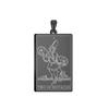Dawapara Pentacles Tarot Card Pendant for Necklace Stainless Steel Golden Black Jewelry Accessories Charms Pendants