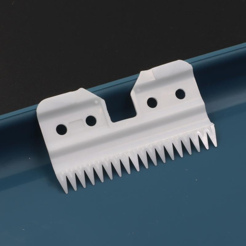 18 Teeth Ceramic and Steel Clipper Blades for Oster Fast Feed,for A5 Dog Grooming Clipper,for Wahl KM2 KM5 KM10,for Andis