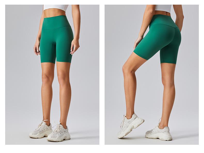 High Waist Women's Three-Quarter Yoga Shorts - Tight, Elastic, Hip Lift for Running, Cycling, and Fitness