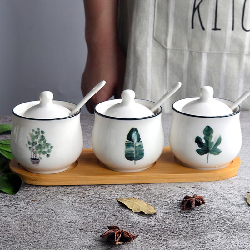 Homeglen Ceramic Seasoning Jar Set