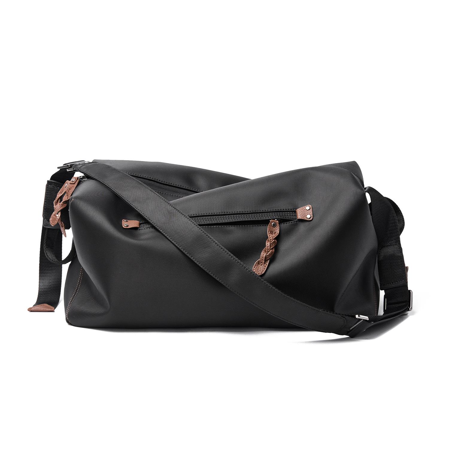 

Сумка на одно плечо, рабочий рюкзак, мужская сумка через плечо, сумка почтальона большой вместимости, сумка через плечо Street Trend чёрный