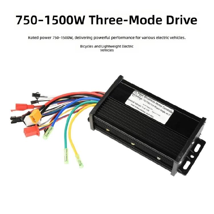 Powerful 30A Sine Waves Brushless Motor Controller Replacement Electric Bike Controller with LCD Display Panel Enduring