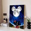 Disney 5D DIY Diamond Painting Decorations Mickey and Minnie Starry Night Romantic Diamond Embroidery Rhinestone Cross Stitch Set Handmade