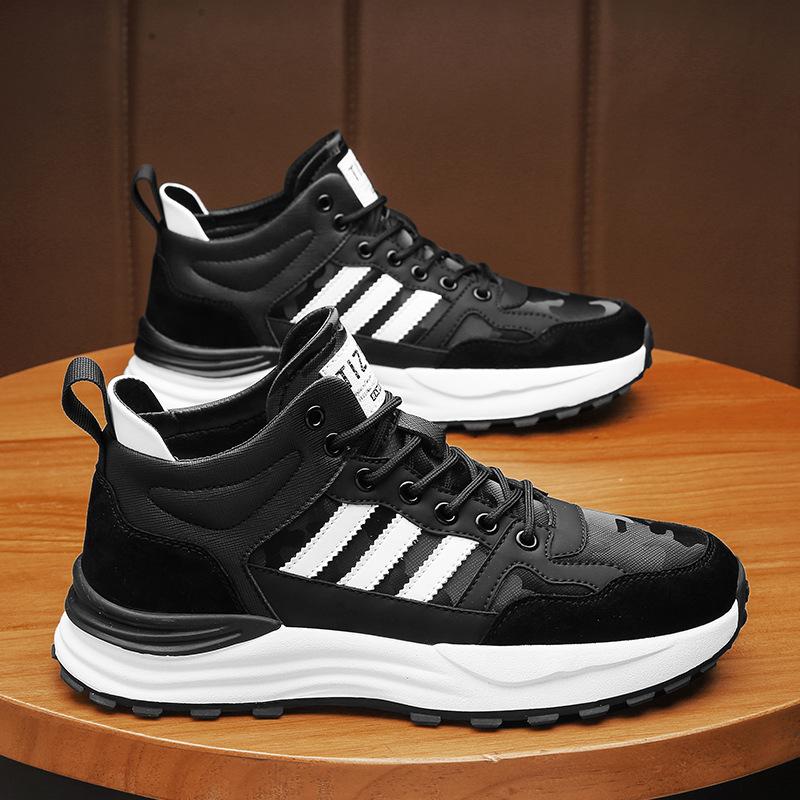 

Men s shoes velvet cotton shoes winter outdoor high-top sports warm platform sports shoes 39