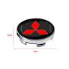 4pcs 60mm Car Wheel Center Hub Cap Rim Cover Emblem Sticker For Mitsubishi Asx Lancer Outlander Pajero Ralliart car Accessories fxcr23