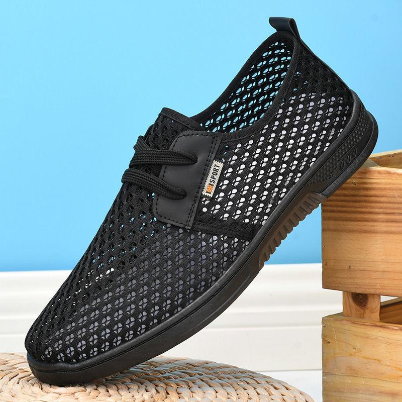 Men Shoes Summer Soft Loafers Lazy Shoes Lightweight Comfortable Mesh Casual Shoes Men Sneakers Tenis