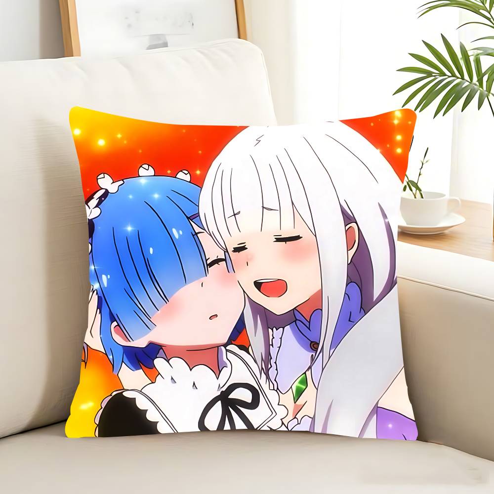 Re Anime Zero Pillow Case Removable Washable Cushion Cover – All-Season Soft Linen