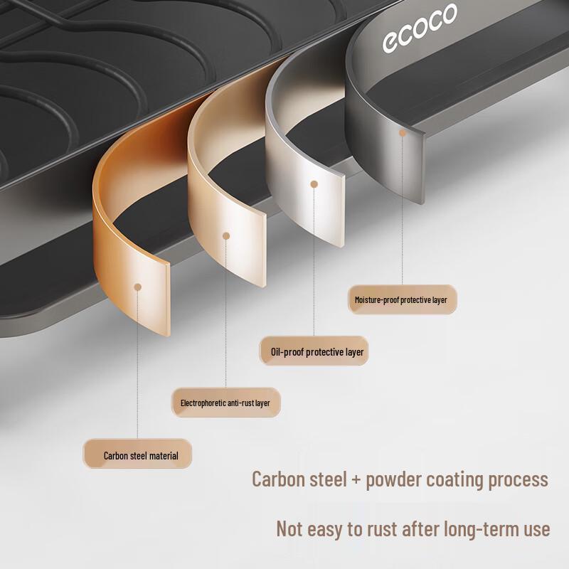 ecoco Expandable Carbon Steel Kitchen Dish Drying Rack
