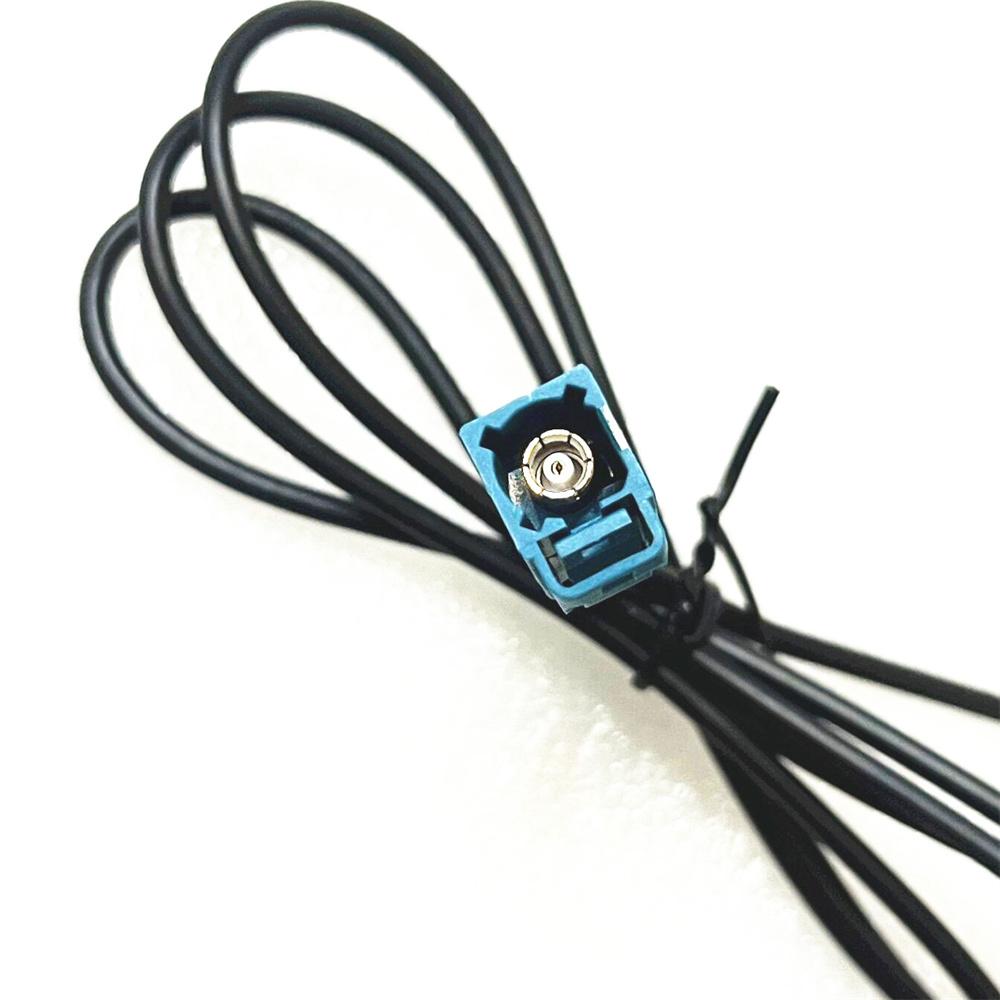 

New Black Car WiFi GSM Radio Stereo Antenna FAKRA-Z Type Plug For BMW Mercedes-Benz