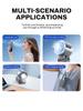 Refrigeration Handheld Fan High-speed Ice Cold Fan Electric Mini Rechargeable 3600mAh 100-level Control Portable Fan Air Cooler