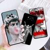 Michelangelo Statue Aesthetic Phone Case For Samsung Galaxy M52 M23 M32 5g M31 M51 M22 M30s M33 M13 M12 M62 Black Silicone Capa
