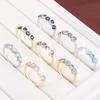 French Luxury Zirconia-Inlaid Pure Copper Women's Ring