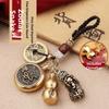 Vintage Style Twelve Zodiac Animal Keychains Animal Themed Universal Lucky Charm  Craft Decoration