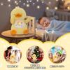 Emoin Sleeping Plush Toy, Baby Toy, Sleep Induction Toy, Educational Toy with Music Box, LED Lights, Music, and White Noise, Breathing Plush Toy for H