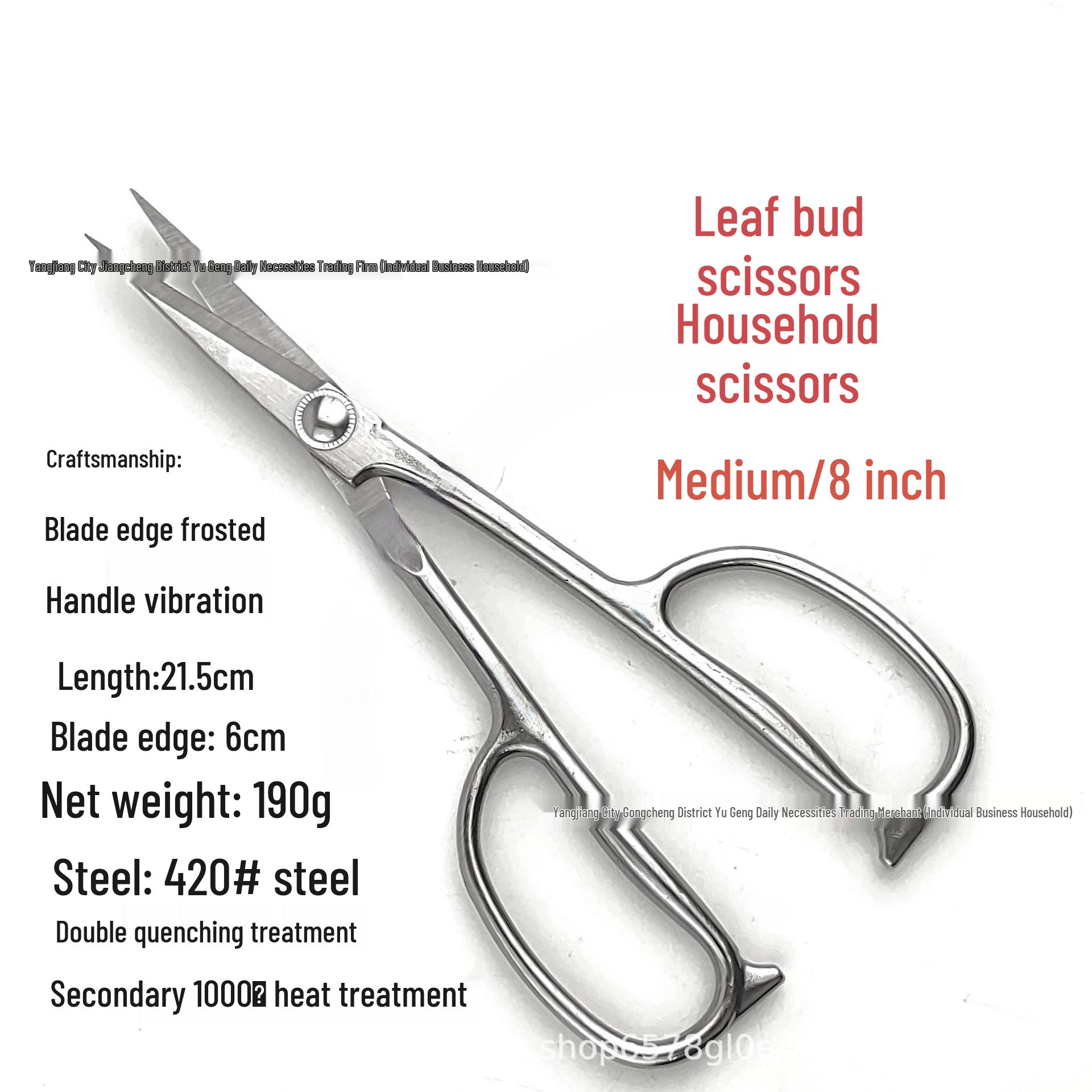 

All-Steel Bud Pruner: Sharp, Durable Bonsai & Garden Shears with Luxurious Texture