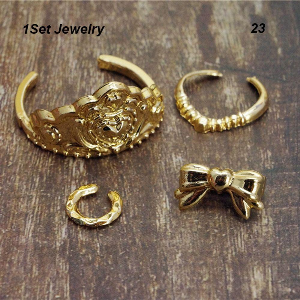 1/3 1/12 Jewelry Clothes Accessories Necklaces Crowns Bracelet Doll Party Earring Girl Gift Toys