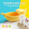 Pet Basket Banana Cat Bed Portable Cat Mat Beds Durable Banana Cat House  Dog Cushion Supplies
