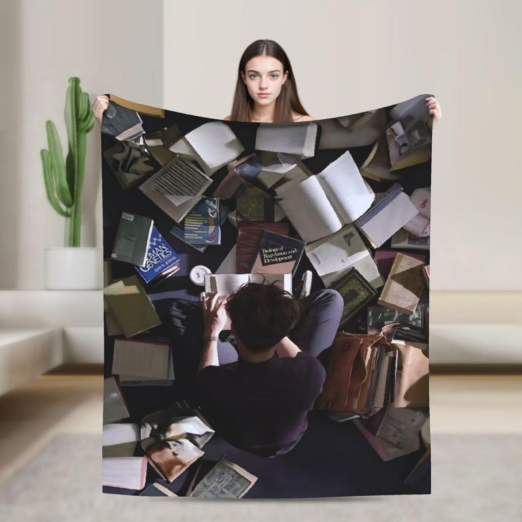 Soft Blanket Travel Criminal Minds Spencer Reid  Throw Blanket  Flannel Bedspread For Outdoor Graphic Sofa Bed Cover