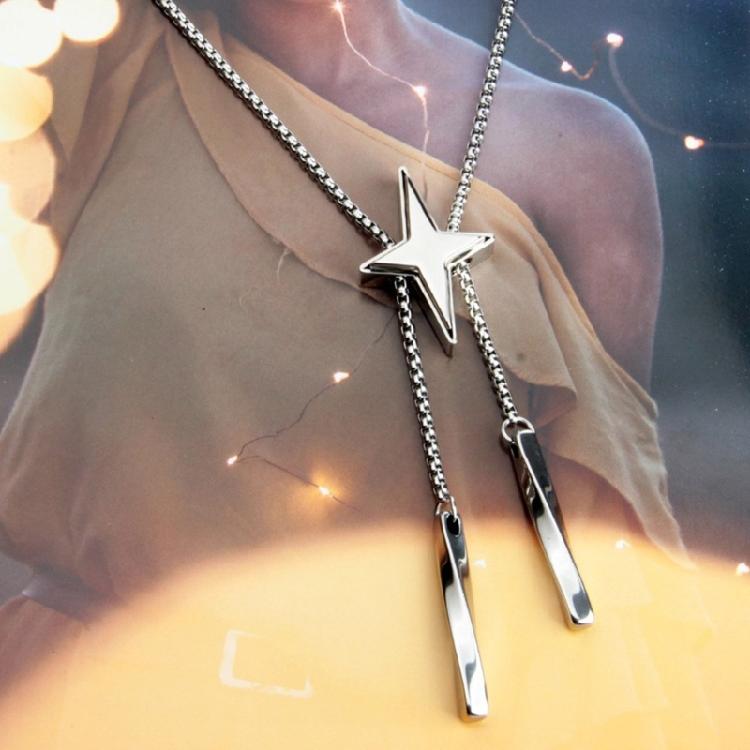 Bolo Tie Necklace for Teenage Girls Cool Chokers Star Jewelry Neck Chain