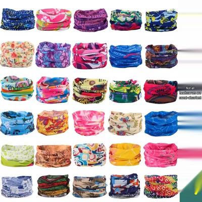 Unisex Sonnenschutz Nackenschal: Vielseitiges nahtloses Stirnband & Schal für Outdoor-Sportarten & Radfahren