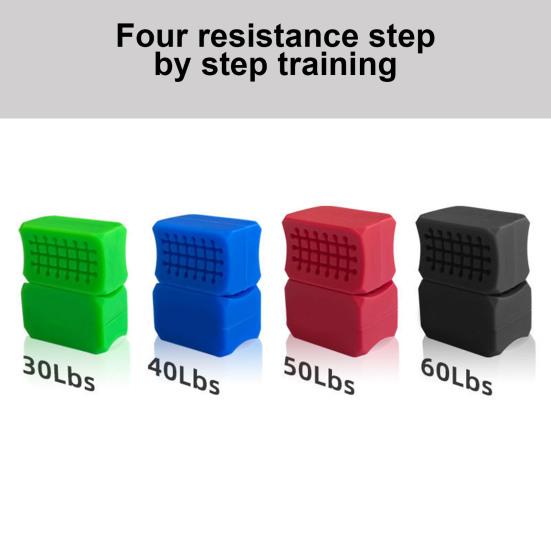 2Pcs Silicone Jaw Exerciser Portable Men Women Face Muscle Sculpting Jaw Bone Strengthener