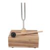 Tuning Fork Set with Wooden Resonator Box Rubber Hammer 512HZ Steel Singing Tone for Healing Yoga Me