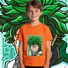 Boys Girls My Hero Academia Midoriya Anime Print Cotton T Shirt Kids Casual Wear Soft Breathable Short Sleeve