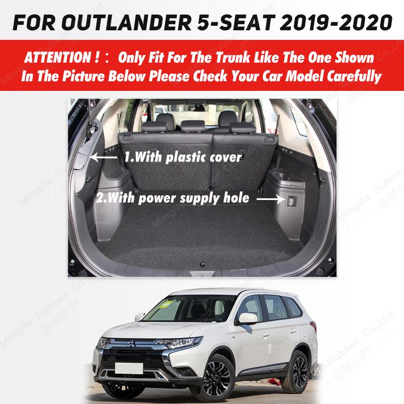 Car Trunk Mat For Mitsubishi Outlander 5-Seat   Custom Car Accessories Auto Interior