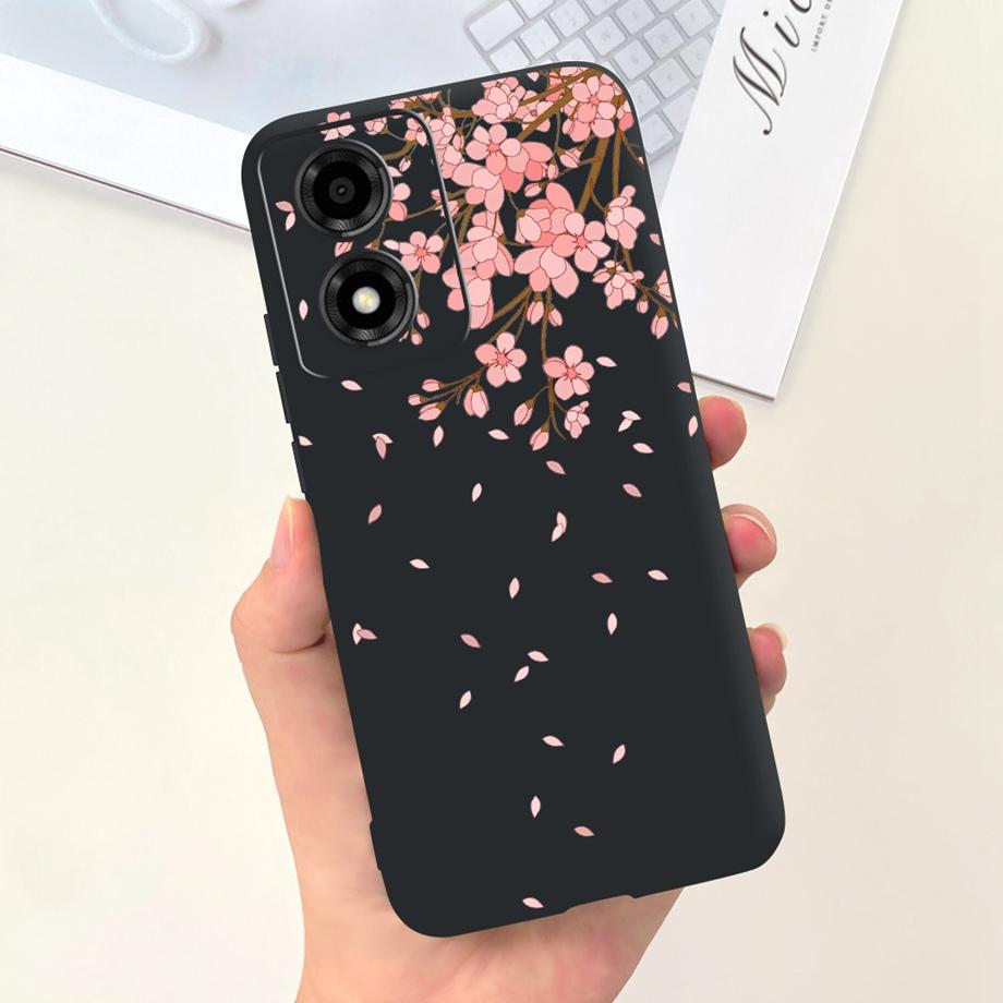 Per Motorola Moto E14 Custodia Cover 6.56" Lusso Morbido Silicone Custodia Telefono Fundas Per Motorola E14 MotoE14 Custodia TPU Protezione Fotocamera