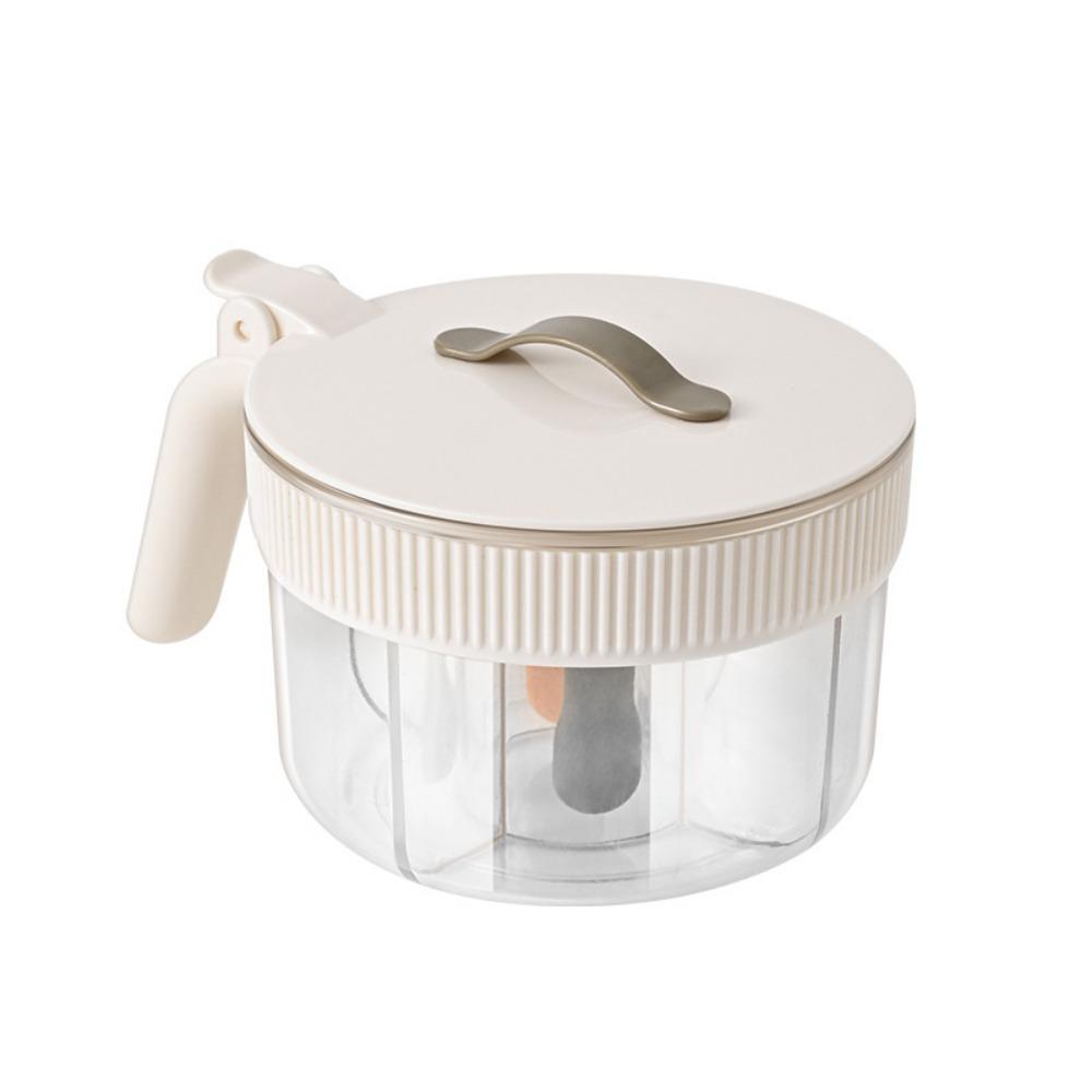 Sealed 4 Grids Seasoning Box Moisture-proof Seasoning Jar Convenient Salt Organizer  for Home