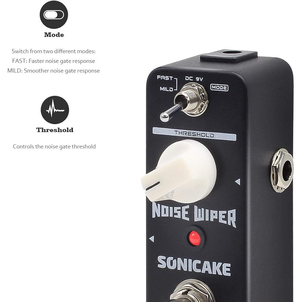 SONICAKE Noise Gate Guitar Effects Pedals Noise Wiper