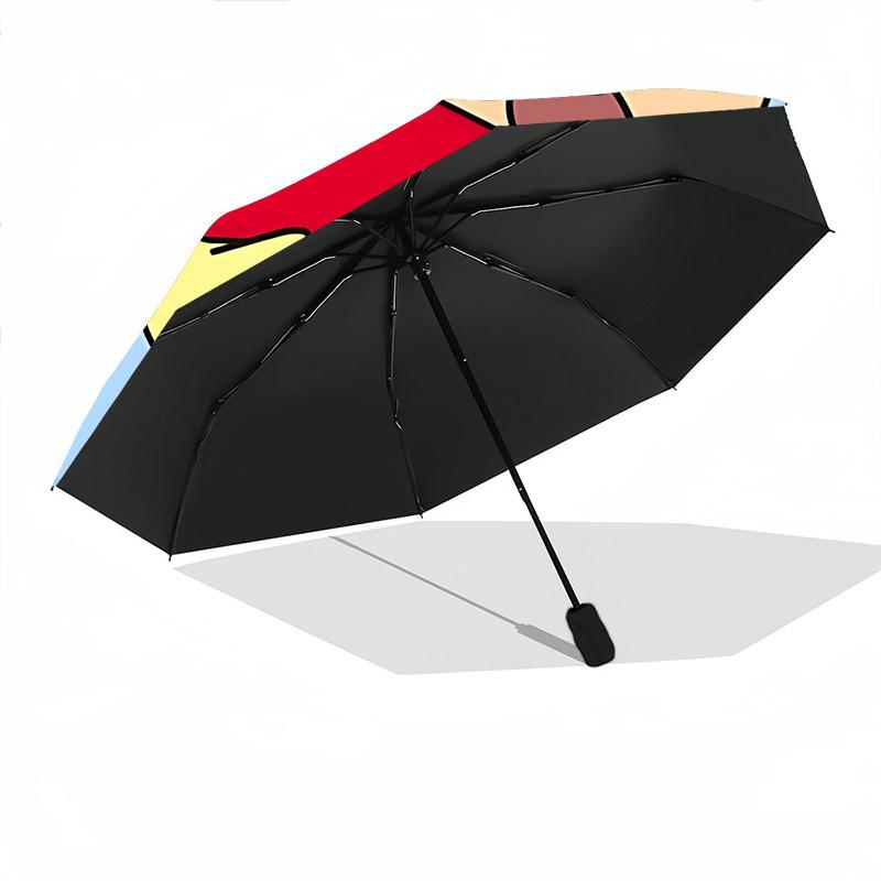 1pc Crayon Shin-chan Automatic Opening/closing Umbrella, Compact Travel Umbrella - - Festive Accessory, Sturdy Ribs Y250807073